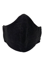 Load image into Gallery viewer, Hemp Mask Black
