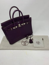 Load image into Gallery viewer, Birkin 25cm Raisin