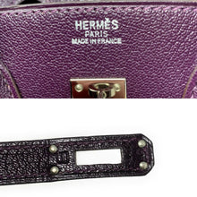 Load image into Gallery viewer, Birkin 25cm Raisin
